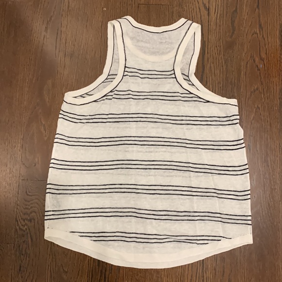 Ladies 360 sweater linen tank top with a racer back - Picture 2 of 4